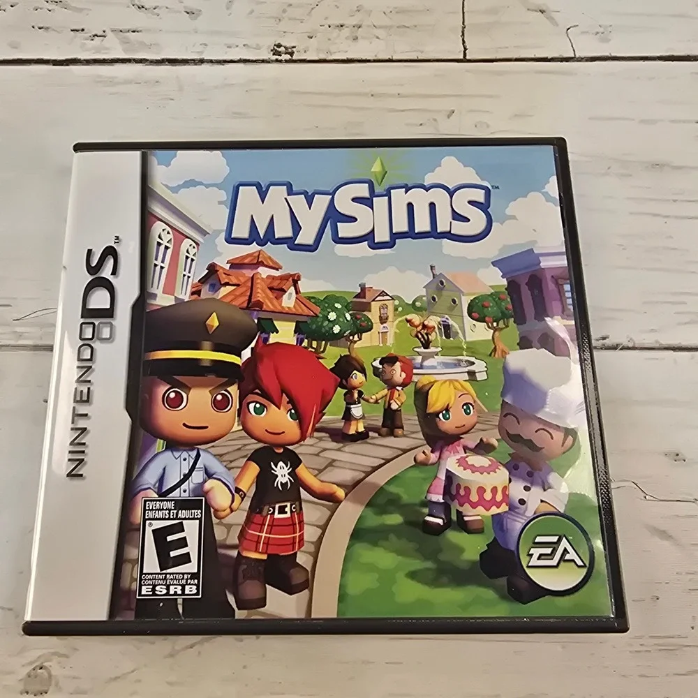 MySims Nintendo DS Game CIB Electronic Arts 2007 Life Simulation NTR-AQ1E-USA